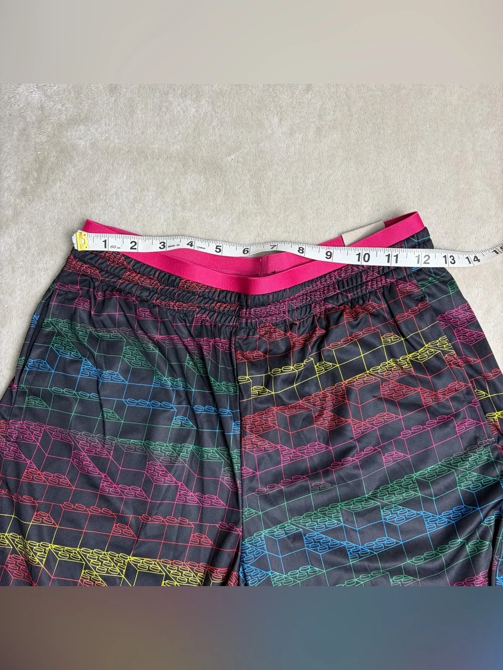 Adidas x LEGO Boys Training Shorts Size Large NWT Aeroready Graphic